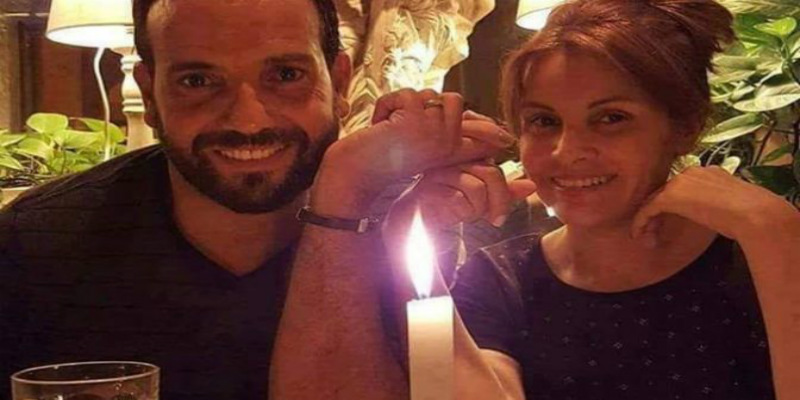 صورة شاهد كيف احتفلت فاطمة خير بعيد ميلاد زوجها -صورة