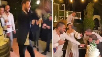 صورة فيديو.. فنان لبناني يثير الجدل بعدما رش الحضور بـ”الخمر”!