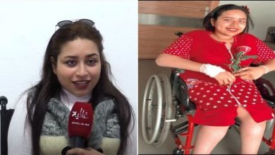 صورة أميمة حمدي.. شابة تتحدى الإعاقة وتواجه نظرات “الشفقة”-فيديو-