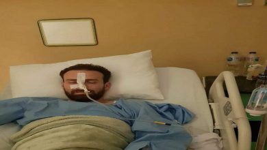 صورة بعد إصابته الاولى.. نضال الشافعي يجري عملية ثانية-صورة
