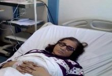 صورة نقل الفنانة زهور السليماني إلى المستشفى إثر وعكة صحية