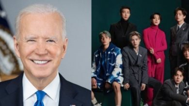 صورة الرئيس الأمريكي يستقبل فرقة “BTS”