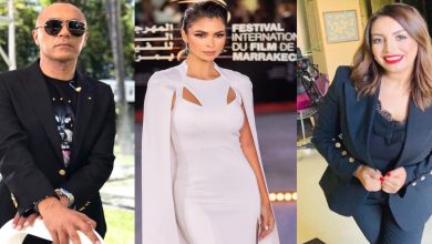 صورة تكريم كوثر بودراجة وشهرزاد عكرود وعبد الله منتصر في “Moroccan luxury event”