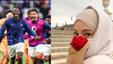 صورة بعد تفاعل زوجته المغربية.. عثمان ديمبلي يعلق على خسارة الأسود
