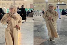 صورة لطيفة رأفت تشارك لحظة روحانية مؤثرة من أمام الكعبة وتدعو لوالدتها الراحلة