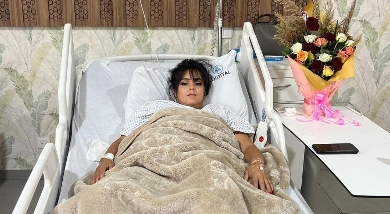 صورة نادية العروسي تخضع لعملية جراحية