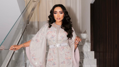 صورة جميلة البدوي تخطف الأنظار بقفطان مغربي أنيق