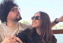 صورة جميلة البدوي تدعم زوجها عبد الفتاح الجريني قبل إصدار جديده الفني