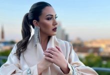 صورة أسماء لمنور تتألق في ألمانيا استعدادا لحفل جوائز “DAF BAMA”