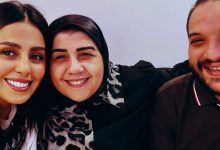 صورة فدوى طالب تحتفل بعيد ميلاد زوجها -صور