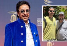 صورة سعيد باي يعايد نجله البكر بمناسبة عيد ميلاده