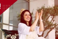 صورة ديانا حداد تتألق في استقبال مغربي تقليدي بـ”العمارية” والتاج