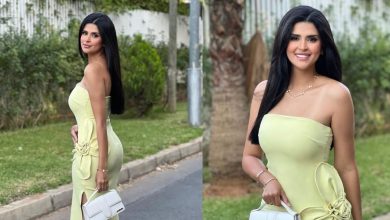 صورة سلمى رشيد تخطف الأنظار بإطلالة صيفية مثيرة -صور