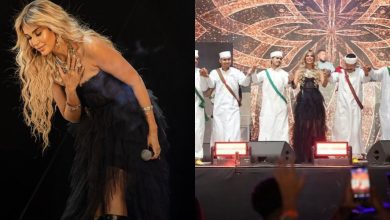 صورة كريمة غيث تتألق على مسرح تغازوت وتحيي أصولها الأمازيغية بفخر
