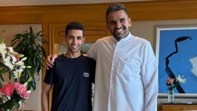 صورة بعد “فستانك الأبيض”.. هشام جمال يتعاون مجددا مع حسين الجسمي