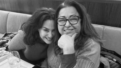 صورة رسالة مؤثرة من هند صبري بعد وفاة والدتها