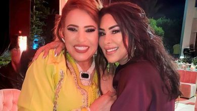 صورة نجاة الرجوي توثق لحظة لقائها بنجاة عتابو