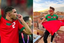 صورة جمهور العرائش يشتعل بهتافات “لازارو” لأشرف حكيمي والكرة الذهبية -فيديو