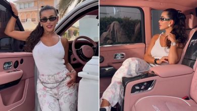 صورة “يومي” تستعرض هدية الأحلام.. سيارة “رولز رويس” إصدار محدود من زوجها الملياردير