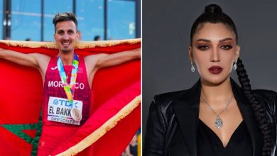صورة أسماء لمنور تدعم سفيان البقالي: “ذهبية لوس أنجلوس 28 في انتظارك يا بطل”