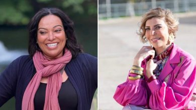 صورة أهريش تهنئ لطيفة أحرار بعد التحاقها بفئة أساتذة التعليم العالي