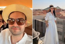 صورة التركية إسراء بيلجيتش تقضي عطلتها بمراكش رفقة حبيبها فاروق صابانجي