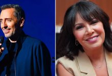 صورة منى فتو تحضر عرض جاد المالح في باريس وتدعمه بحماس