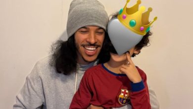 صورة “ديزي دروس” يشارك لحظة خاصة من عيد ميلاد ابنه الثامن