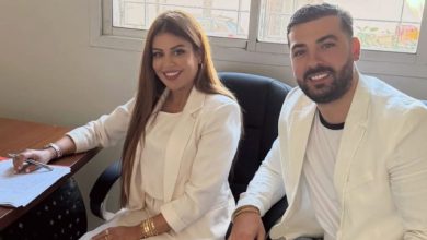 صورة بعد طلاقها.. فاطمة الزهراء لحرش تعقد قرانها على نوفل بنموسى من جديد