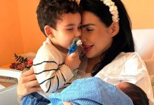 صورة نادين عشاق ترزق بمولودها الثاني وتكشف اسمه