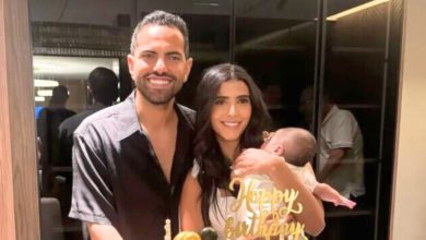 صورة ريم سامي تعلن شفاء طفلها الرضيع بعد إصابته في الرأس