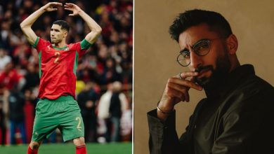 صورة الإماراتي أنس بوخش يواسي أشرف حكيمي بعد خسارة لقب “الكان”