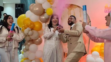 صورة مريم “أفلاطونة” تحتفل بسبعة أشهر من الحمل وتكشف جنس مولودها -فيديو