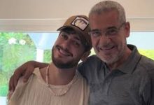 صورة سعد لمجرد يواسي مصطفى الآغا ويدعو لوالدته بالشفاء بعد عملية جراحية