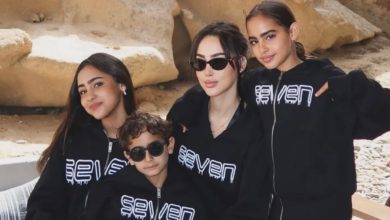 صورة بسمة بوسيل تحتفل بعيد الأم بطريقة خاصة مع أطفالها