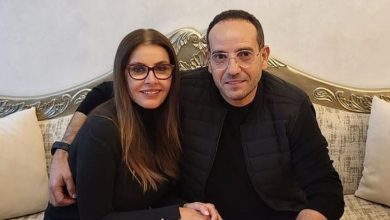 صورة فاطمة خير وسعد التسولي يحتفلان بمرور 25 سنة على زواجهما -صورة