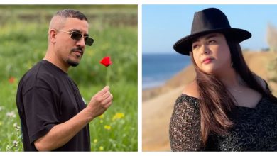 صورة شيماء عبد العزيز تواسي يسار لمغاري برسالة مؤثرة بعد وفاة والدته