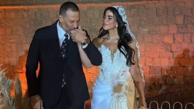 صورة فرحة كبيرة لماجد المصري بعد استقبال أول حفيد له