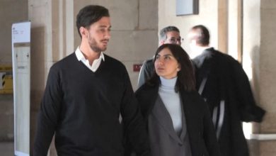صورة انطلاق محاكمة سعد لمجرد في جلسة مغلقة ومنع دخول زوجته