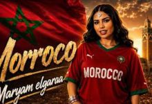صورة مريم لكرع تحتفي بتأهل “أسود الأطلس” بأغنية جديدة تحمل عنوان “المغرب”