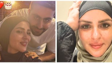 صورة بعد عاصفة الطلاق والقضايا.. مها الصغير تطل بالحجاب في عيد ميلادها