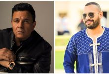 صورة لندن تجمع محمد الريفي والنجم المصري محمد فؤاد