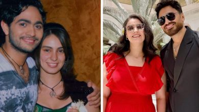 صورة غيثة لكزولي تلتقي بتامر حسني بعد 16 سنة