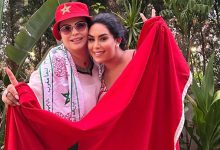 صورة نجاة الرجوي تستقبل لطيفة رأفت في منزلها.. والأخيرة تشيد بكرم ضيافتها