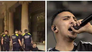 صورة توقيف “El morad” في برشلونة بتهمة الاعتداء على شرطي أثناء أداء مهامه
